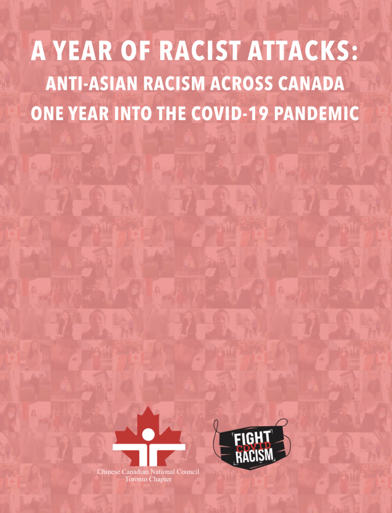 Cover image: A Year of Racist Attacks: Anti-Asian Racism Across Canada One Year into the COVID-19 Pandemic