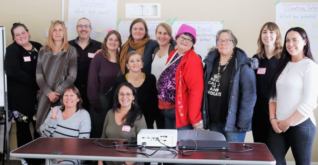 Photo of BCOHRC staff and Community Connectors in Cranbrook, B.C.