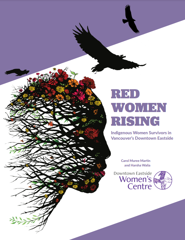 Report Cover: RED WOMEN RISING: Indigenous Women Survivors in Vancouver’s Downtown Eastside